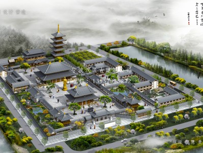 番禺寺庙建筑总体规划方案